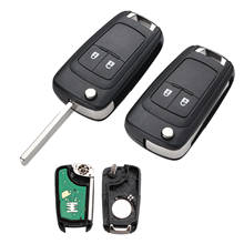 Yetaha 2pcs Car Alarm Remote Key Fit For Chevrolet Aveo Cruze Orlando 2 Buttons 433MHz With ID46 Chip Remtekey 2024 - buy cheap