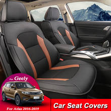 Car Seat Covers Set Leather For Geely Atlas 2016-2019 Car Covers Styling Seat Protector Cushions Internal Accessories 2024 - buy cheap