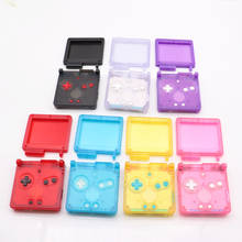 Carcasa transparente para consola GBA SP, carcasa transparente, blanca, verde, púrpura, negra, roja, GITD luminosa para GameBoy Advance SP 2024 - compra barato