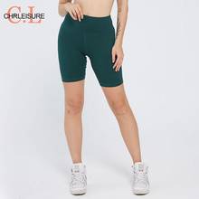 CHRLEISURE Woman Sexy Biker Shorts Women Solid Push Up Fitness Shorts High Waist Workout Short Comfortable Female 2024 - buy cheap