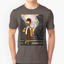 Camiseta de Calavera de Cristal de Indiana Jones y el Reino de los Caballeros, camisa 100% de algodón puro, Cráneo de cristal, reino del Santo Grial 2024 - compra barato
