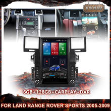 Pantalla táctil de 12,1 pulgadas para Land Range Rover Sports, unidad principal de navegación GPS, Radio Estéreo, Android 10,0, 6G + 128G, 2005-2009 2024 - compra barato