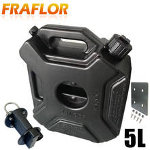 5L Fuel Tank Green Black Plastic Petrol Cans Car Jerry Can Mount Motorcycle Jerrycan Can Gasoline Oil Container Fuel Canister 2024 - buy cheap