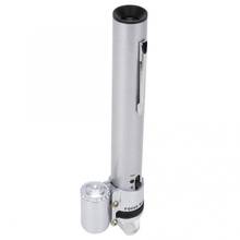 Microscópio led portátil com foco ajustável, tipo caneta, mini lupa, ferramenta de aumento, microscópio de bolso, 100x 2024 - compre barato