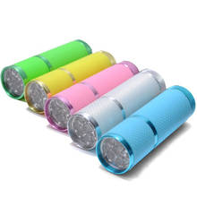 Hot Selling 9Pcs LED Beads Mini Flashlight Nail Dryer UV Phototherapy Portable Compact Glue Baking Phototherapy Machine 2024 - buy cheap