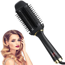 RESUXI 2 IN 1 One Step Hair Dryer Curling Iron Hair Straightener Comb Hair Curly Styling Tools Dryer Hot Air Brush Styler 2024 - buy cheap