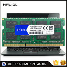 HRUIYL Laptop RAM DDR3 1600MHZ 2G 4G 8G Memoria Sdram PC3-12800S 1.5V 240 Pin High Performance Notebook Memory Original Chip 2024 - buy cheap