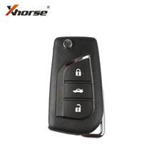 Xhorse XKTO00EN Wire Remote Key For Toyota 3 Buttons Universal Remote Key for VVDI2 and VVDI Key Tool 10 pcs/lot 2024 - buy cheap