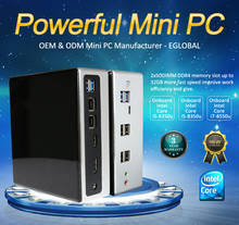 8th Gen Intel Core i7 8550U i5 8250U 4 núcleos 8 hilos Eglobal Nuc Mini PC 2 * Lan abierto 4 * USB3.0, 4 * USB2.0 Max DDR4 32G 2024 - compra barato