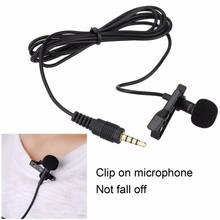 Portable Mini Lavalier Mic 3.5mm Jack Tie Clip Microphones Smart Phone Recording PC Clip-on Lapel For Speaking Singing Speech 2024 - buy cheap