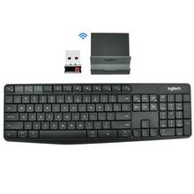Клавиатура Logitech K375S 104 клавиш 2,4 ГГц USB Беспроводная Двухрежимная Клавиатура для ноутбука ПК с универсальной подставкой 2024 - купить недорого