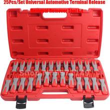 25Pcs/Set Universal Automotive Terminal Release Removal Remover Tool Kit Car Electrical Wiring Crimp Connector Pin Extractor Kit 2024 - buy cheap