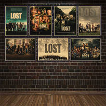 Movie Lost kraft paper Poster And Prints Pictures On The Wall Classic Decorative Home Decor 2024 - buy cheap