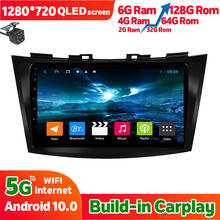 Radio con GPS para coche, reproductor Multimedia con Android 10, 6GB de Ram, 128GB de Rom, vídeo, estéreo, para Suzuki Swift 2011, Ertiga 2015 2024 - compra barato