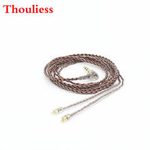 Thouliess-Cable de auriculares tipo 2 pines, 1,2 m, alta calidad, 0,78mm, interfaz de 2 pines para Weston 1964, W4R, UM3X, ES3, ES5 2024 - compra barato