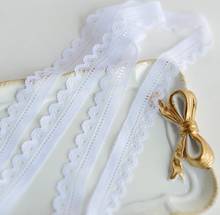 5 Meters/lot 18mm Width White Elastic Lace trim Sewing Garment/Clothes/Bra Accessories Stretch Lace Band Fabric 2024 - buy cheap