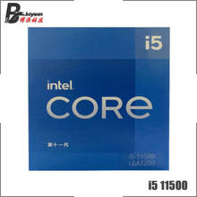 Процессор Intel Core i5-11500, i5 11500, 2,7 ГГц, шестиядерный процессор с двенадцатью потоками, L3 = 12 МБ, 65 Вт, LGA 1200, требуется материнская плата H410 B560 Z590 2022 - купить недорого