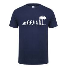 Evolution Auto Mechaniker Mechanic Car T Shirt Funny Birthday Gifts Men Husband Dad Father Brother Guys Friend Summer T-shirt 2024 - buy cheap