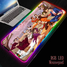 MRGBEST Ace Attorney New Years Anime RGB Mouse Pad Gamer Led Computer Mousepad Big Mouse Mat  Desk Mat Mause Carpet Dropshipping 2024 - buy cheap