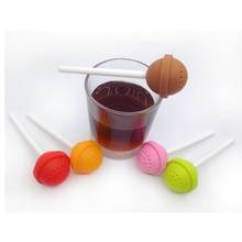 Hot Quality Cute Lollipop Platypus Tea Strainer Kitchen Supplies Non-toxic Resuable Silicone Tea Infuser Tea Bag Tea Accessories 2024 - buy cheap