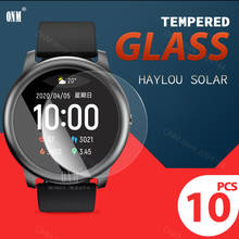 Protector de pantalla para reloj inteligente Haylou Solar LS05, cristal templado Premium 9H, accesorios de película Solar, 10 unidades 2024 - compra barato