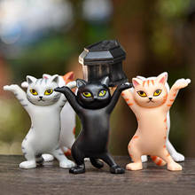 5 pcs/Pack Cat Pencil Holder Coffin Dance Team Models Toys Display Funny 2024 - buy cheap