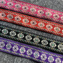 3YARD 4CM Ethnic Embroidered Lace Trim Jacquard Ribbon For Garment Accessories DIY Craft Making Flower Sewing ZERZEEMOOY 2024 - buy cheap