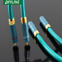 DIYLIVE Ortfon Denmark High Wind 8N Single Crystal Copper Fired Audio Signal Cable HIFI Audio RCA Double Lotus Cable 2024 - buy cheap