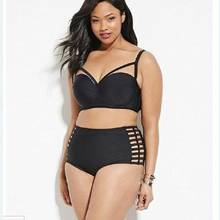 Summer New Plus Size Swimwear Female Sense Split Steel Support High Waist  Underwear  Bra Swimsuit Bikini 2024 - buy cheap