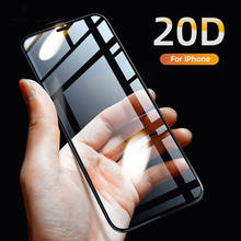 Защитное стекло 20D для iPhone SE 2020 11 Pro Max XR XS 8 7 Plus 6S 2024 - купить недорого