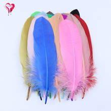 Wholsale 20 PCS Decoration Accessories Goose Feathers Wedding for DIY Crafts Plumes 6-7inch/15-18cm Jewelry Clothing 2024 - buy cheap