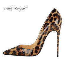Arden Furtado-zapatos de tacón alto de aguja para mujer, calzado elegante y Sexy, sin cordones, de leopardo, para Primavera, 44 45, 2020 2024 - compra barato