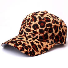 Xdanqschap boné feminino com tamanho ajustável, boné de beisebol leopardo, novidade, chapéus de hip hop, snapback, nova moda primavera verão 2020 2024 - compre barato