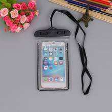 Outdoor Waterproof Phone Bag, Luminous Universal Mobile Phone Case, With Neck Strap, For Swimming Surfing Fishing Boating 2024 - buy cheap