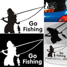 2020 NEW Popular Go Fishing Vinyl Car  Sticker for Hyundai ix35 iX45 iX25 i20 i30 Sonata,Verna,Solaris,Elantra,Accent,Veracruz, 2024 - buy cheap