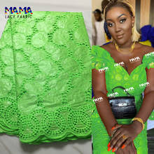 Tela Bazin Riche africana de alta calidad, vestidos franceses de encaje brocado de Guinea, 5 yardas, 2021 2024 - compra barato