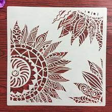 9 Style 30*30cm Mandala Geometry DIY Layering Stencils Wall Painting Scrapbook Coloring Embossing Album Decorative Template 2024 - buy cheap