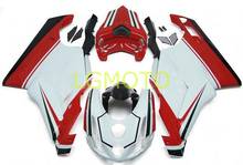 Injection cowlings motorcycle pearl white red Fairings kit for NICE Ducati 03 04 749 999s 749s 999 2003 2004 fairing bodywork 2024 - buy cheap