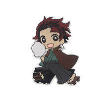 Parche bordado de Demon Slayer para ropa, accesorios DIY de dibujos animados de anime, parches para planchar, AL3043 2024 - compra barato