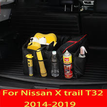 Bolsa de almacenamiento para maletero de coche, bolsa de tela Oxford impermeable de calidad, para Nissan X trail T32 x-trail 2014-2019 2024 - compra barato