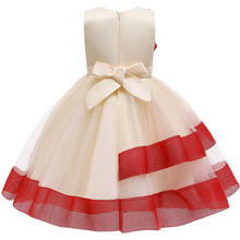 Flower Girl Dress for Girls Beading Tutu Kids Clothing Formal Evening Wedding Girls Dresses for Children Princess Party Custume 2024 - buy cheap