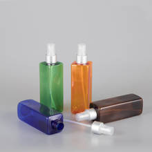 Bomba de spray de maquiagem quadrada vazia, 250ml x 30, com colar de alumínio, perfume, cosmético, recipiente de garrafa de animais de estimação 2024 - compre barato