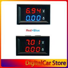 Voltímetro Digital 2 en 1, 100V, 10A, CC, amperímetro, pantalla de doble Color azul + rojo, LED, 1 ud. 2024 - compra barato