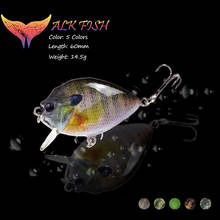 WALK FISH-Señuelos de Pesca flotantes, cebo duro de agua flotante, Swimbait, anzuelos triples, aparejos de pesca, 60mm/14,5g, 1 ud. 2024 - compra barato
