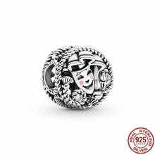 2021 New Real 925 Sterling Silver Smiley Clown Charm Fit Original 3mm Bracelet&Bangle For Women Birthday Fashion Jewelry Gift 2024 - buy cheap