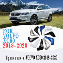 Frente traseira para 2018-2020 volvo xc60 pára-lamas pára-choques xc60 mud flaps respingo guarda fender acessórios do carro auto styline 4 pçs 2024 - compre barato