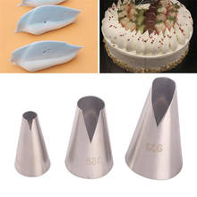 3pcs Flower Icing Piping Tips Nozzle Cake Cupcake Decorating Pastry Tool Stainless Steel Flower Tips Dessert Decorator 2024 - buy cheap