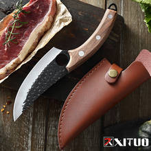 XITUO Kitchen Chef Knife High Carbon Stainless Steel Handmade Forged Knife Sharp Boning Knife Fishing Knife Cutter Butcher Knife 2024 - buy cheap