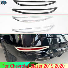For Chevrolet Blazer 2019 2020 Car Accessories ABS Chrome Rear Reflector Fog Light Lamp Cover Trim Bezel Frame Styling Garnish 2024 - buy cheap