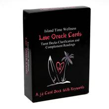 Island Time Wellness Love Oracle Cards Tarot Decks Clarification and Complement Readings a 54 Card Deck with Keywords Toy Games 2024 - buy cheap